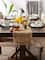 DII® Natural Ruffle Trim Jute Table Runner, 14x108 inch